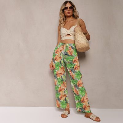 Spodnie damskie w stylu boho Renee ze sklepu: renee.pl w kategorii: Spodnie damskie - zdjęcie 6BEED23A-9DF-769_304500