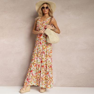 Sukienka boho Renee ze sklepu: renee.pl w kategorii: Sukienki - zdjęcie 6BEED23A-9DF-769_307142