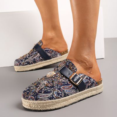 Renee - Espadryle damskie boho ze sklepu: renee.pl w kategorii: Espadryle damskie - zdjęcie 6BEED23A-9DF-769_307634