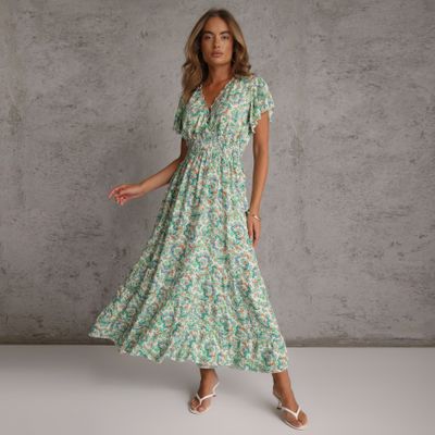 Sukienka boho Renee ze sklepu: renee.pl w kategorii: Sukienki - zdjęcie 6BEED23A-9DF-769_314490