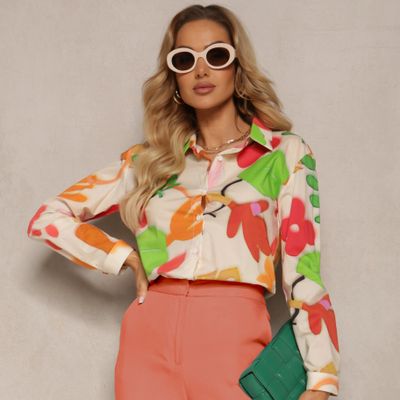Koszula damska na zimę Renee ze sklepu: renee.pl w kategorii: Koszule damskie - zdjęcie 6BEED23A-9DF-769_321551