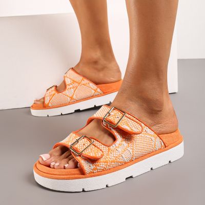 Klapki damskie w stylu boho Renee ze sklepu: renee.pl w kategorii: Klapki damskie - zdjęcie 6BEED23A-9DF-769_321739
