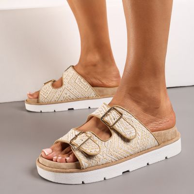 Klapki damskie boho Renee ze sklepu: renee.pl w kategorii: Klapki damskie - zdjęcie 6BEED23A-9DF-769_321758