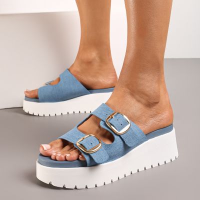 Klapki damskie casual Renee ze sklepu: renee.pl w kategorii: Klapki damskie - zdjęcie 6BEED23A-9DF-769_321977