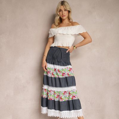 Spódnica elegancka Renee ze sklepu: renee.pl w kategorii: Spódnice - zdjęcie 6BEED23A-9DF-769_322605