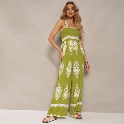 Renee - Kombinezon damski w stylu boho ze sklepu: renee.pl w kategorii: Kombinezony damskie - zdjęcie 6BEED23A-9DF-769_327055