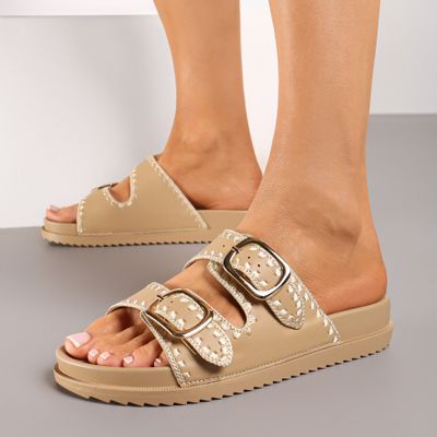 Klapki damskie casual Renee ze sklepu: renee.pl w kategorii: Klapki damskie - zdjęcie 6BEED23A-9DF-769_328271