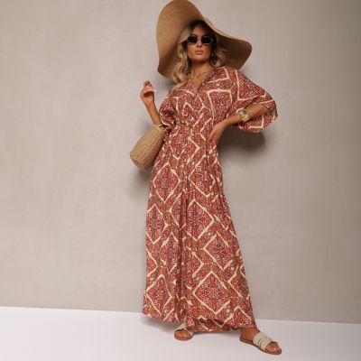 Kombinezon damski boho Renee ze sklepu: renee.pl w kategorii: Kombinezony damskie - zdjęcie 6BEED23A-9DF-769_328602