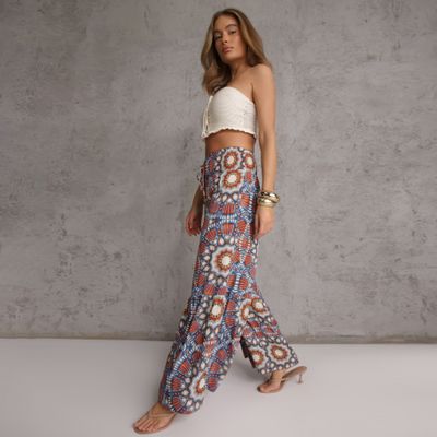 Spodnie damskie boho Renee ze sklepu: renee.pl w kategorii: Spodnie damskie - zdjęcie 6BEED23A-9DF-769_329485