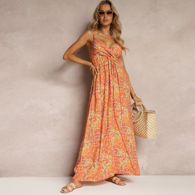 Sukienka w stylu boho Renee ze sklepu: renee.pl w kategorii: Sukienki - zdjęcie 6BEED23A-9DF-769_330386
