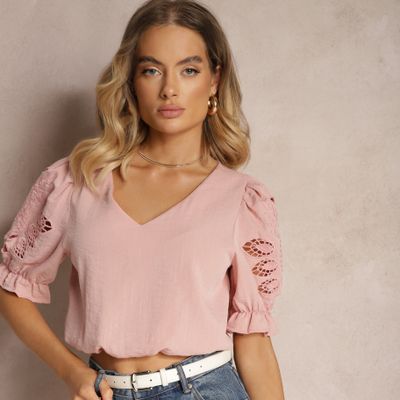 Bluzka damska casual na wiosnę Renee ze sklepu: renee.pl w kategorii: Bluzki damskie - zdjęcie 6BEED23A-9DF-769_330492