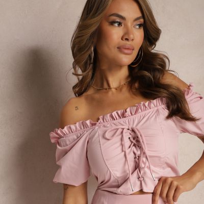 Bluzka damska na wiosnę Renee ze sklepu: renee.pl w kategorii: Bluzki damskie - zdjęcie 6BEED23A-9DF-769_332643