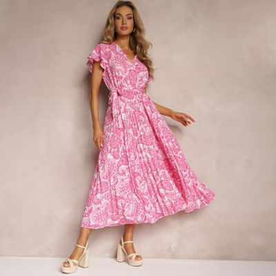 Sukienka elegancka Renee ze sklepu: renee.pl w kategorii: Sukienki - zdjęcie 6BEED23A-9DF-769_334681