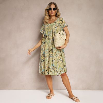 Sukienka boho Renee ze sklepu: renee.pl w kategorii: Sukienki - zdjęcie 6BEED23A-9DF-769_336038