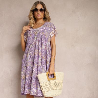 Renee - Sukienka w stylu boho ze sklepu: renee.pl w kategorii: Sukienki - zdjęcie 6BEED23A-9DF-769_336039