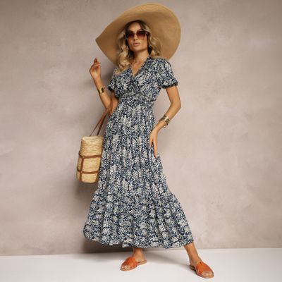Sukienka w stylu boho na wiosnę Renee ze sklepu: renee.pl w kategorii: Sukienki - zdjęcie 6BEED23A-9DF-769_336424