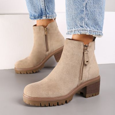 Botki casual Renee ze sklepu: renee.pl w kategorii: Botki - zdjęcie 6BEED23A-9DF-769_341386