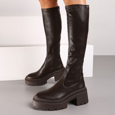 Kozaki damskie casual w sportowym stylu Renee ze sklepu: renee.pl w kategorii: Kozaki damskie - zdjęcie 6BEED23A-9DF-769_343610