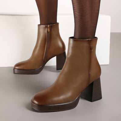 Botki casual Renee ze sklepu: renee.pl w kategorii: Botki - zdjęcie 6BEED23A-9DF-769_344888