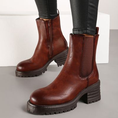Botki casual Renee ze sklepu: renee.pl w kategorii: Botki - zdjęcie 6BEED23A-9DF-769_346857