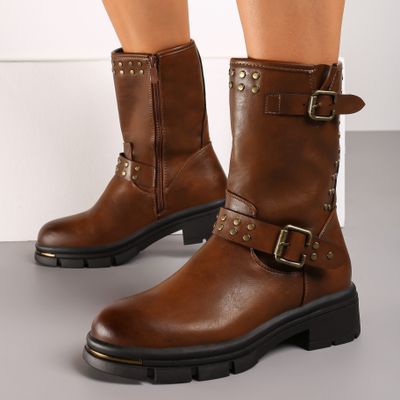 Botki casual Renee ze sklepu: renee.pl w kategorii: Botki - zdjęcie 6BEED23A-9DF-769_347000