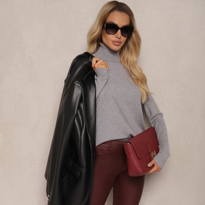 Renee - Sweter damski na zimę ze sklepu: renee.pl w kategorii: Swetry damskie - zdjęcie 6BEED23A-9DF-769_348314
