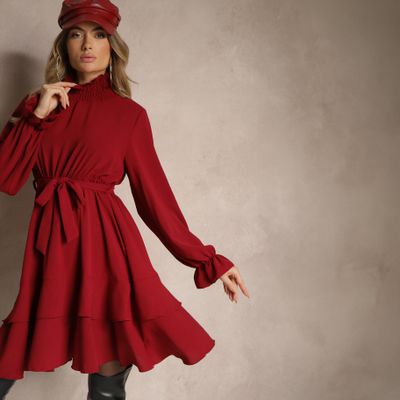 Sukienka jesienna casual Renee ze sklepu: renee.pl w kategorii: Sukienki - zdjęcie 6BEED23A-9DF-769_349081