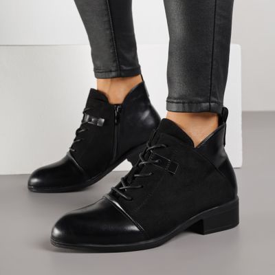 Botki eleganckie Renee ze sklepu: renee.pl w kategorii: Botki - zdjęcie 6BEED23A-9DF-769_350055