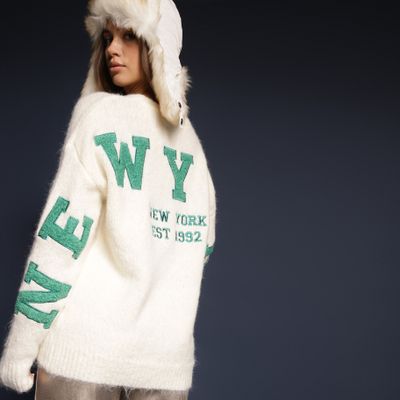 Sweter damski na zimę Renee ze sklepu: renee.pl w kategorii: Swetry damskie - zdjęcie 6BEED23A-9DF-769_353588