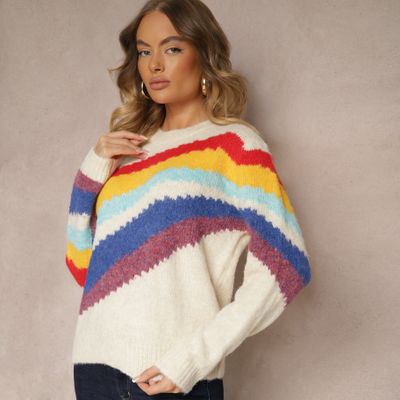 Sweter damski na zimę Renee ze sklepu: renee.pl w kategorii: Swetry damskie - zdjęcie 6BEED23A-9DF-769_353725