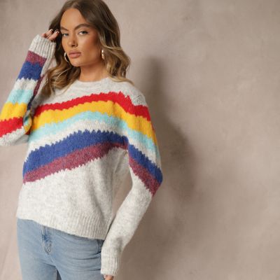 Sweter damski na zimę Renee ze sklepu: renee.pl w kategorii: Swetry damskie - zdjęcie 6BEED23A-9DF-769_353726