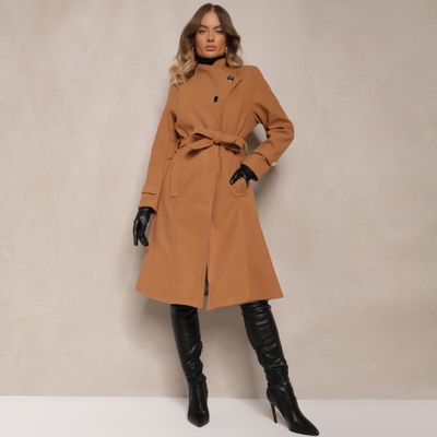 Płaszcz damski na wiosnę Renee ze sklepu: renee.pl w kategorii: Płaszcze damskie - zdjęcie 6BEED23A-9DF-769_353941