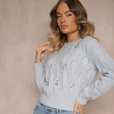 Sweter damski na zimę Renee ze sklepu: renee.pl w kategorii: Swetry damskie - zdjęcie 6BEED23A-9DF-769_354316