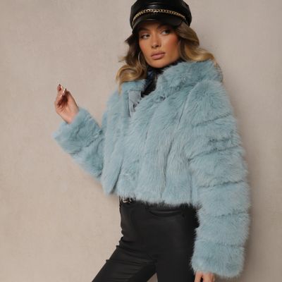 Futro damskie na zimę Renee ze sklepu: renee.pl w kategorii: Futra damskie - zdjęcie 6BEED23A-9DF-769_361946