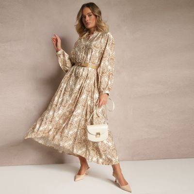 Sukienka w stylu boho na jesień Renee ze sklepu: renee.pl w kategorii: Sukienki - zdjęcie 6BEED23A-9DF-769_367365