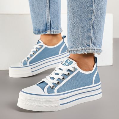 Trampki damskie casual Renee ze sklepu: renee.pl w kategorii: Trampki damskie - zdjęcie 6BEED23A-9DF-769_369354