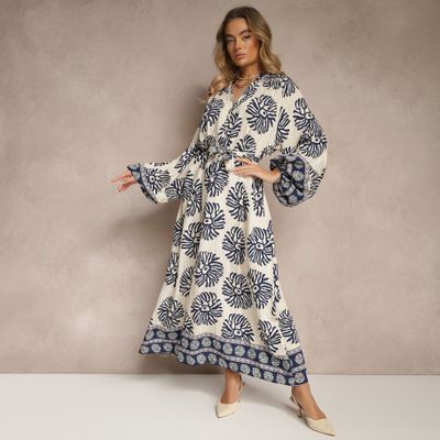 Sukienka w stylu boho jesienna Renee ze sklepu: renee.pl w kategorii: Sukienki - zdjęcie 6BEED23A-9DF-769_371942
