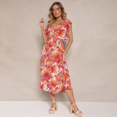 Sukienka boho Renee ze sklepu: renee.pl w kategorii: Sukienki - zdjęcie 6BEED23A-9DF-769_372689