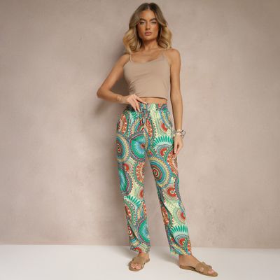 Spodnie damskie boho Renee ze sklepu: renee.pl w kategorii: Spodnie damskie - zdjęcie 6BEED23A-9DF-769_376340
