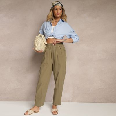 Spodnie damskie casual Renee ze sklepu: renee.pl w kategorii: Spodnie damskie - zdjęcie 6BEED23A-9DF-769_378054