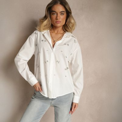 Koszula damska zimowa Renee ze sklepu: renee.pl w kategorii: Koszule damskie - zdjęcie 6BEED23A-9DF-769_380423
