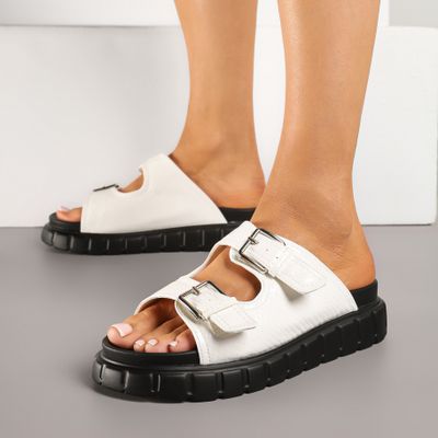Klapki damskie casual Renee ze sklepu: renee.pl w kategorii: Klapki damskie - zdjęcie 6BEED23A-9DF-769_381765