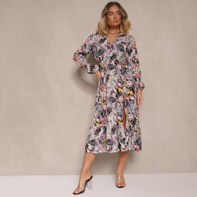 Sukienka casual na wiosnę Renee ze sklepu: renee.pl w kategorii: Sukienki - zdjęcie 6BEED23A-9DF-769_381825