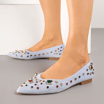 Balerinki casual Renee ze sklepu: renee.pl w kategorii: Balerinki - zdjęcie 6BEED23A-9DF-769_382069