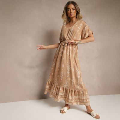 Renee - Sukienka boho ze sklepu: renee.pl w kategorii: Sukienki - zdjęcie 6BEED23A-9DF-769_385106