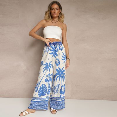 Spodnie damskie w stylu boho Renee ze sklepu: renee.pl w kategorii: Spodnie damskie - zdjęcie 6BEED23A-9DF-769_385231
