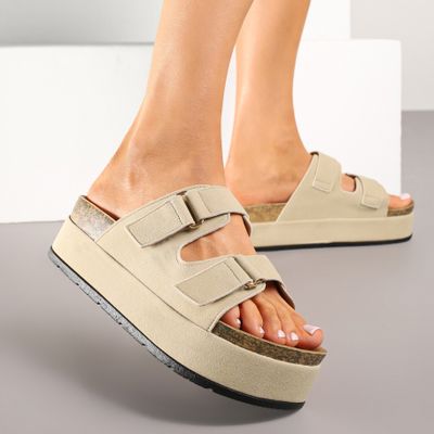 Klapki damskie casual Renee ze sklepu: renee.pl w kategorii: Klapki damskie - zdjęcie 6BEED23A-9DF-769_390711