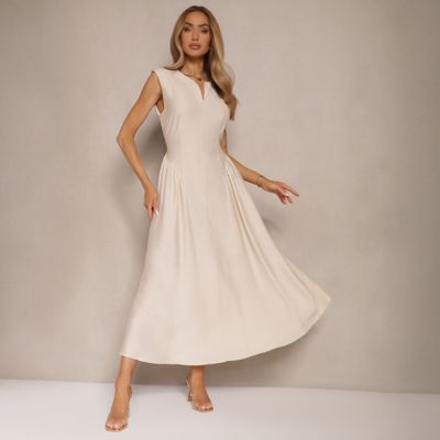 Sukienka elegancka Renee ze sklepu: renee.pl w kategorii: Sukienki - zdjęcie 6BEED23A-9DF-769_391631