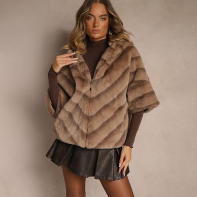 Futro damskie na lato Renee ze sklepu: renee.pl w kategorii: Futra damskie - zdjęcie 6BEED23A-9DF-769_398215