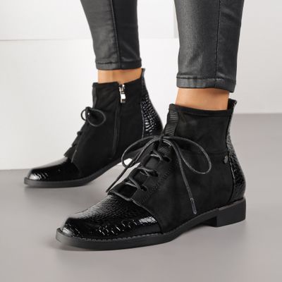 Botki casual Renee ze sklepu: renee.pl w kategorii: Botki - zdjęcie 6BEED23A-9DF-769_398330